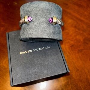 David Yurman Cable Amethyst Bracelet